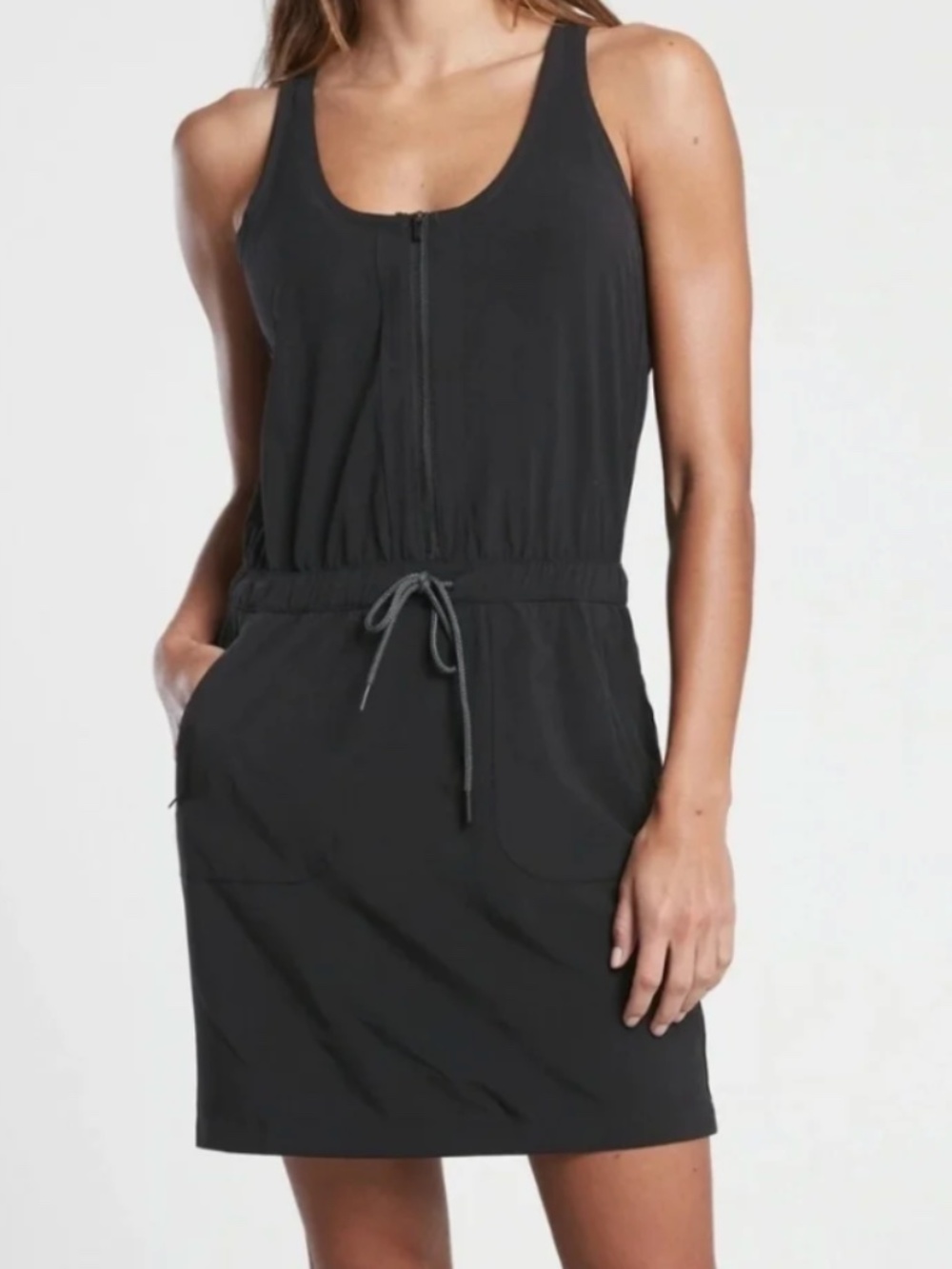 Athleta "Expedition" skort dress black 16